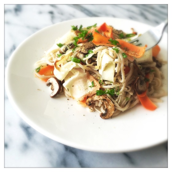 Turnip and Carrot Noodles